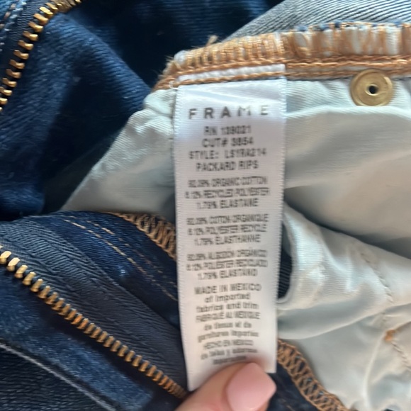Frame Le Sylvie Slender Straight Jeans -28 - Picture 6 of 6